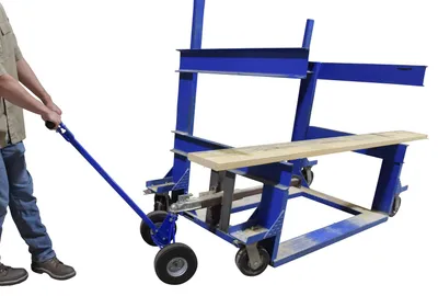 Vestil HM-B178 hitch trailer mover shown from an alternate angle