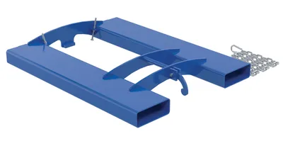 Vestil Steel Horizontal Drum Cradle Carrier 650 Lb. Capacity Blue