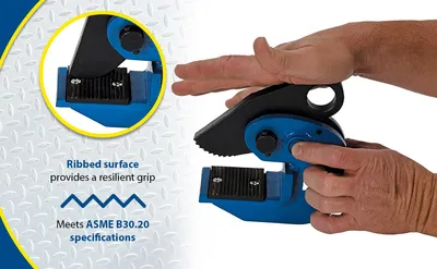 Vestil HPC-20 horizontal plate clamp feature highlights