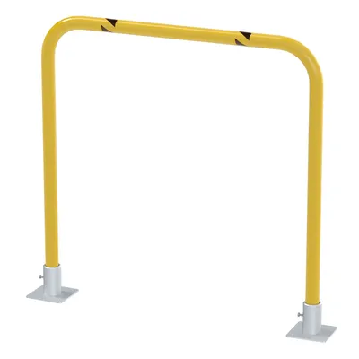 Vestil Steel Removable High Profile Machine and Rack Guard 36 In. x 36 In. x 2 In. Yellow