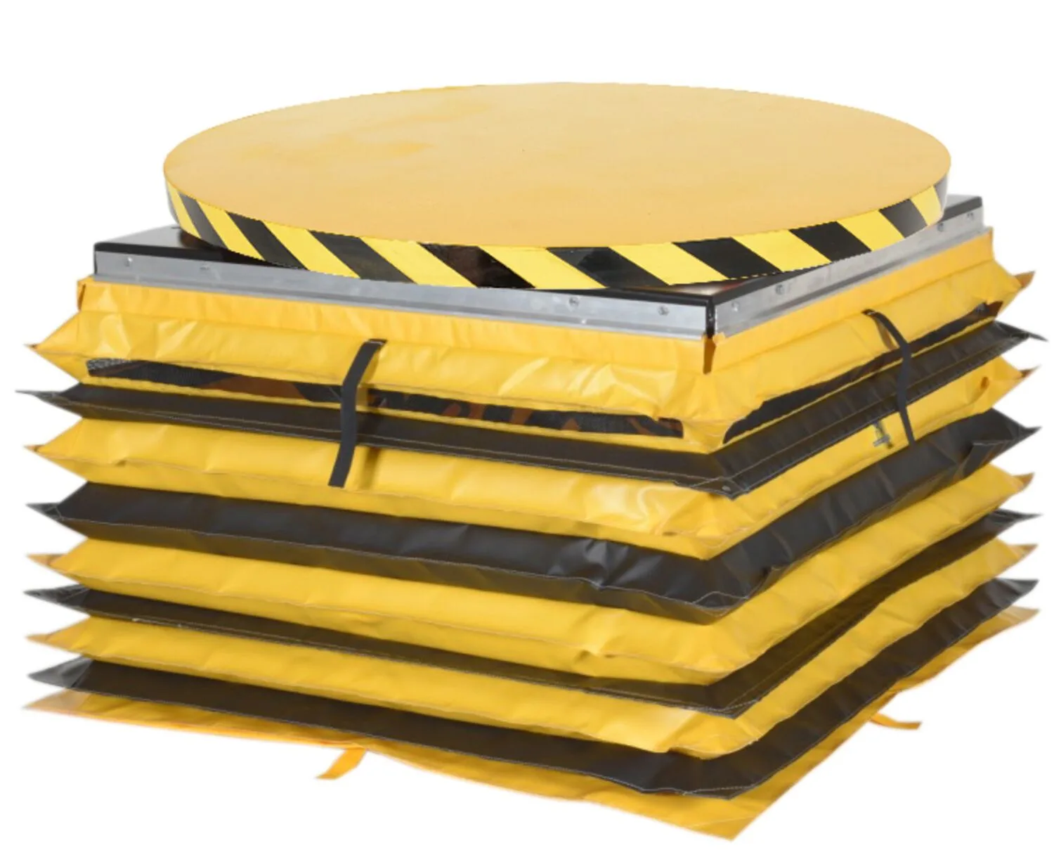 Vestil HST-40-ST-ACC-4-FI powered lift table with manual rotation
