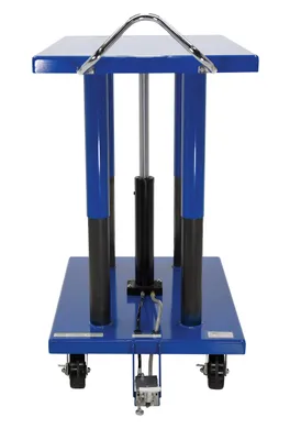Vestil HT-60-3248 hydraulic post table shown from an alternate angle