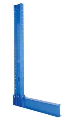 Vestil Single Sided Cantilever Upright with 18 In. Arms 14 Ft. 23,400 Lb. Capacity Blue