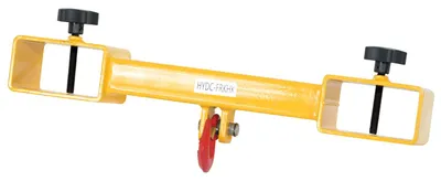 Vestil Steel Fork Hook Attachment For Hefti-Lift Models Yellow