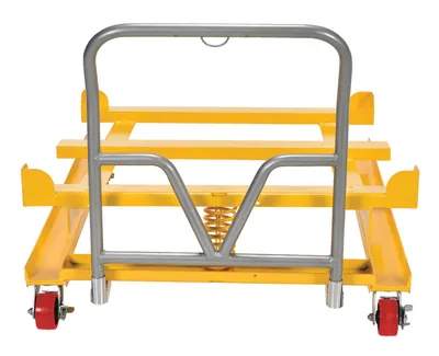 Vestil IBC-TLT ibc tilt stands w fork pocket shown from an alternate angle