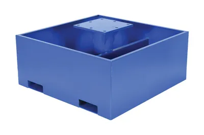 Vestil Steel Empty Concrete Base 18 In. Height For JIB Crane Models Blue