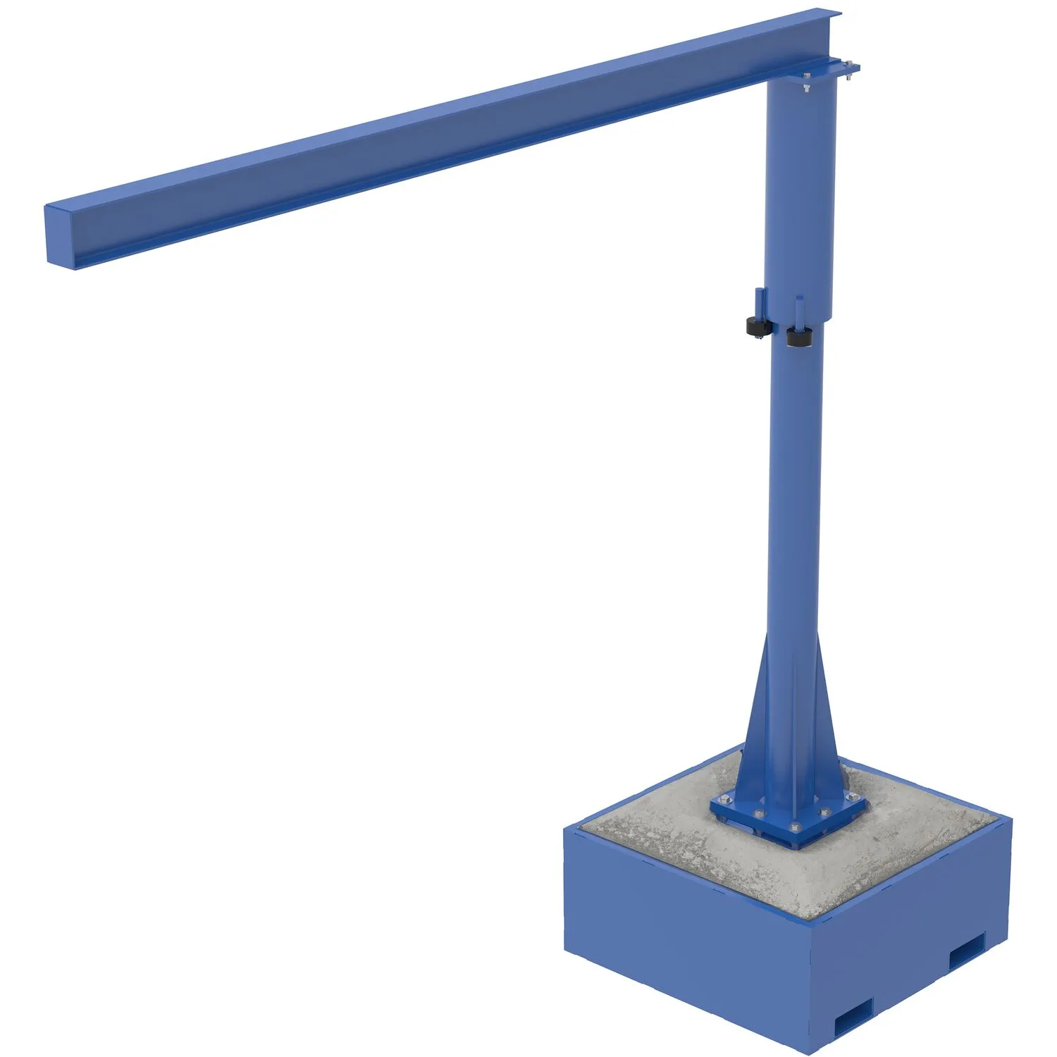 Vestil JIB-CB-25-10-10-BC portable jib crane