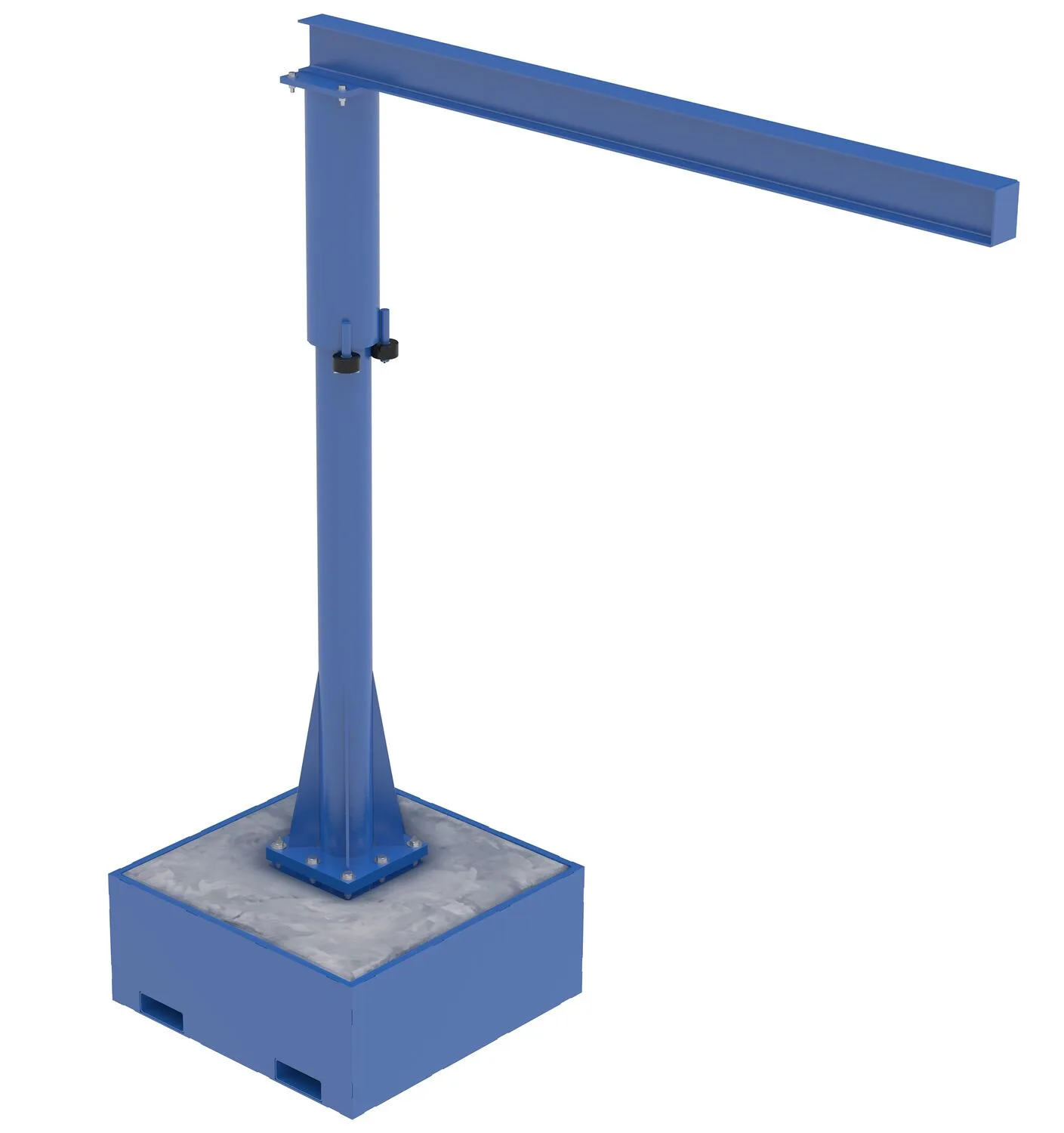 Vestil JIB-CB-25-8-10-BC portable jib crane