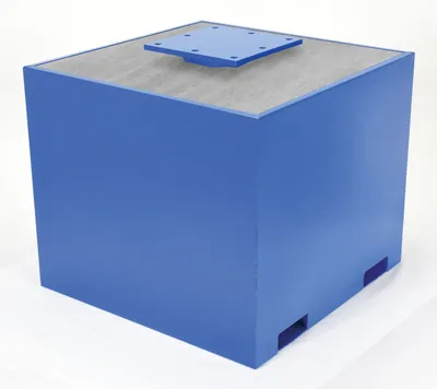 Vestil Steel Concrete Filled Base 36 In. Height For JIB Crane Models Blue