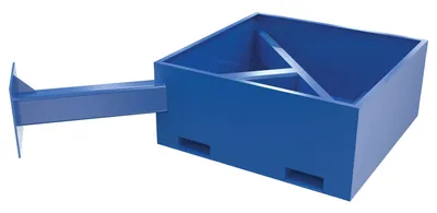Vestil Steel Offset Empty Concrete Base 18 In. Height For JIB Crane Models Blue