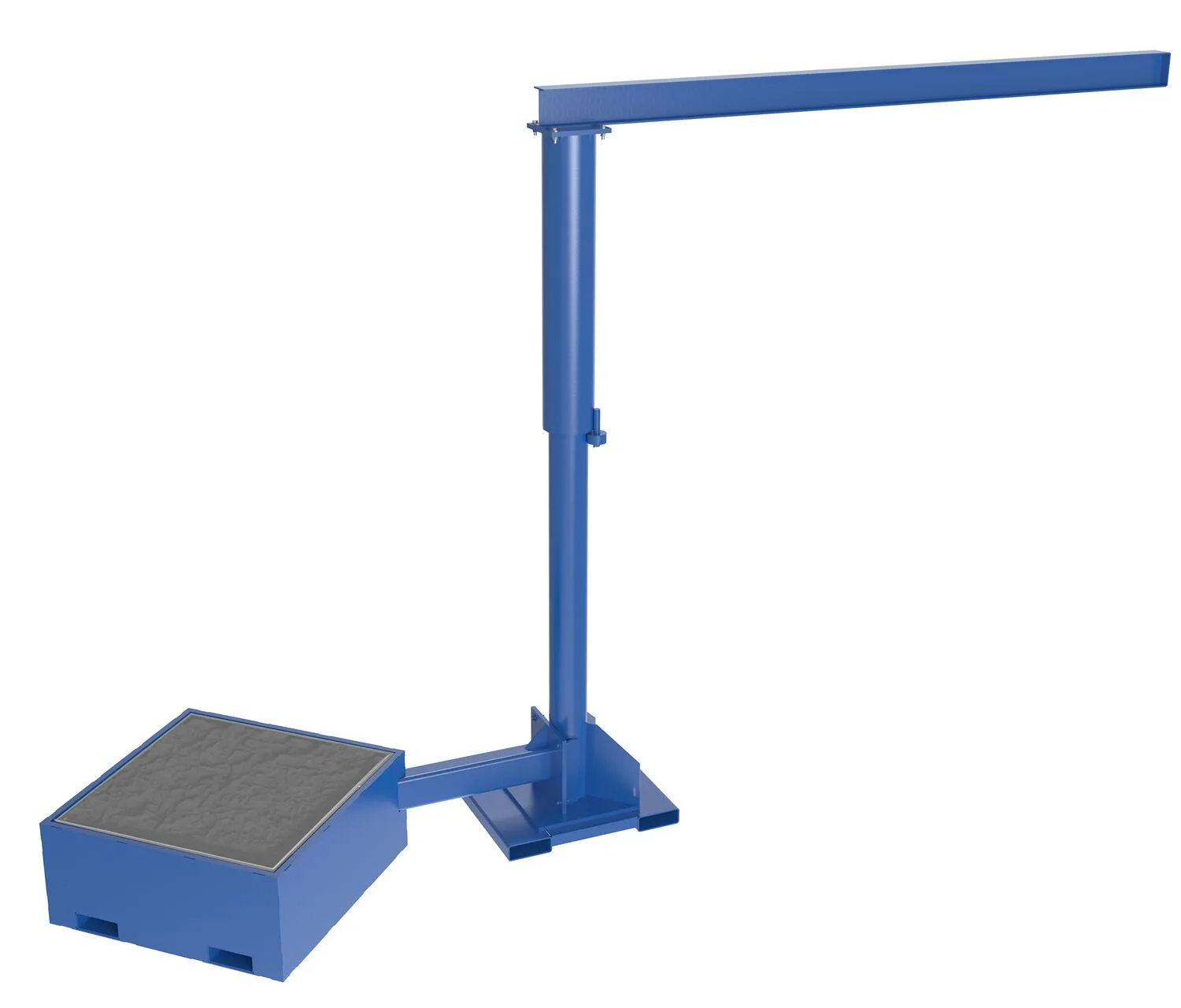Vestil JIB-CBX-25-10-10-BC portable offset jib crane
