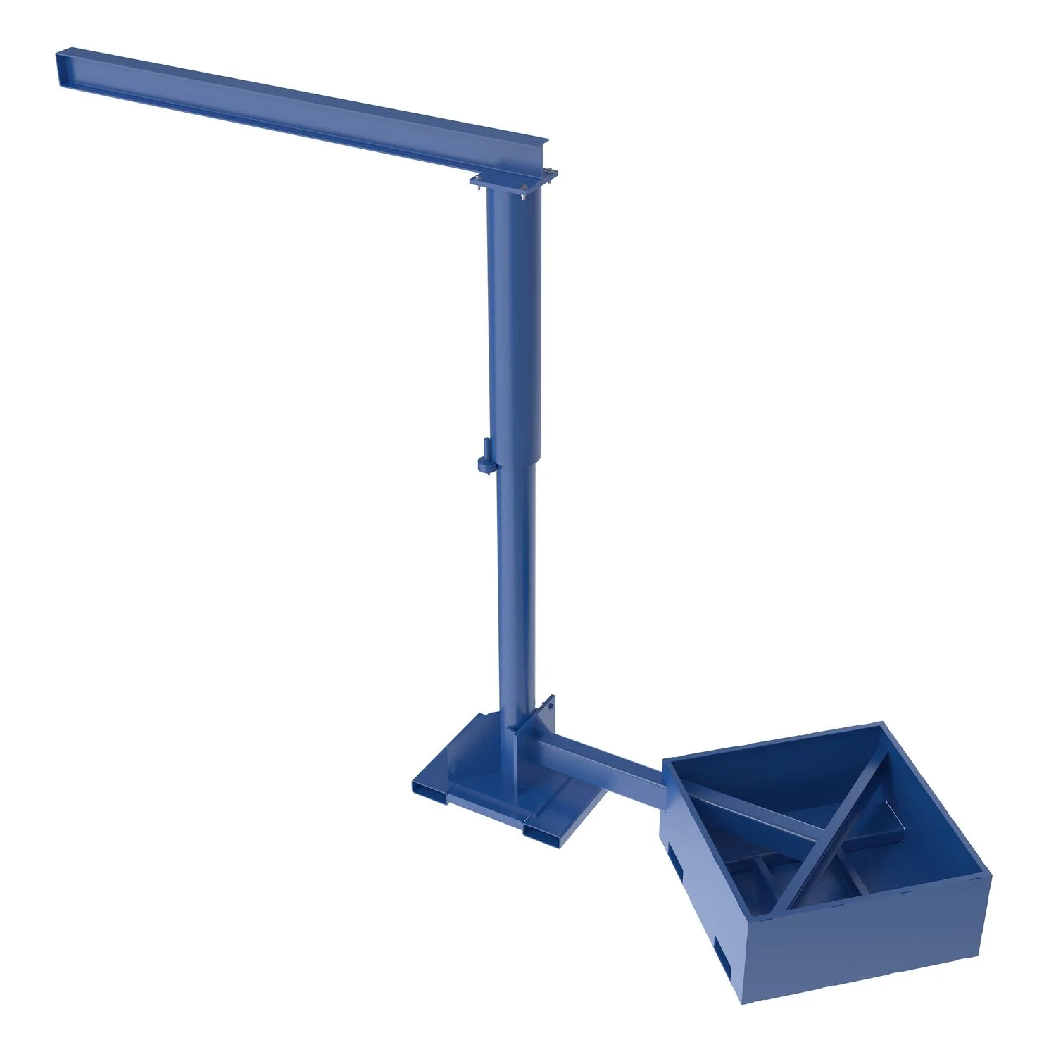 Vestil JIB-CBX-25-8-10 portable offset jib crane