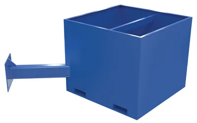 Vestil Steel Offset Empty Concrete Base 36 In. Height For JIB Crane Models Blue