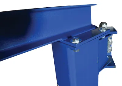 Vestil JIB-LC-3 wall jib shown from an alternate angle