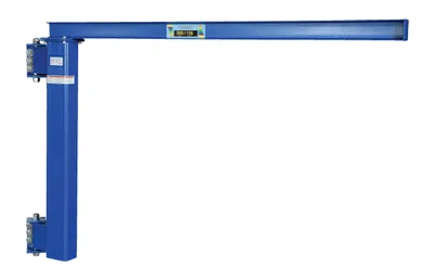 Vestil Steel Low Clearance Tie Rod Jib 80 In. I-Beam 300 Lb. Capacity Blue