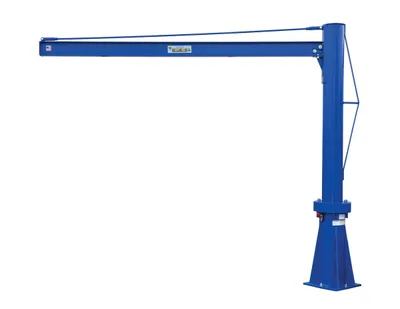 Vestil Steel Multi Station Jib Crane 120 In. I-Beam 1000 Lb. Capacity Blue