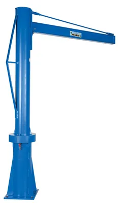 Vestil Steel Multi Station Jib Crane 72 In. I-Beam 1000 Lb. Capacity Blue