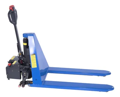 Vestil L-270-DC-HD-CTD tote lifter shown from an alternate angle