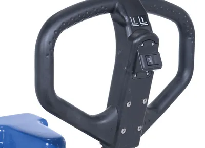 Vestil L-270-DC-HD-PE tote lifter shown from an alternate angle