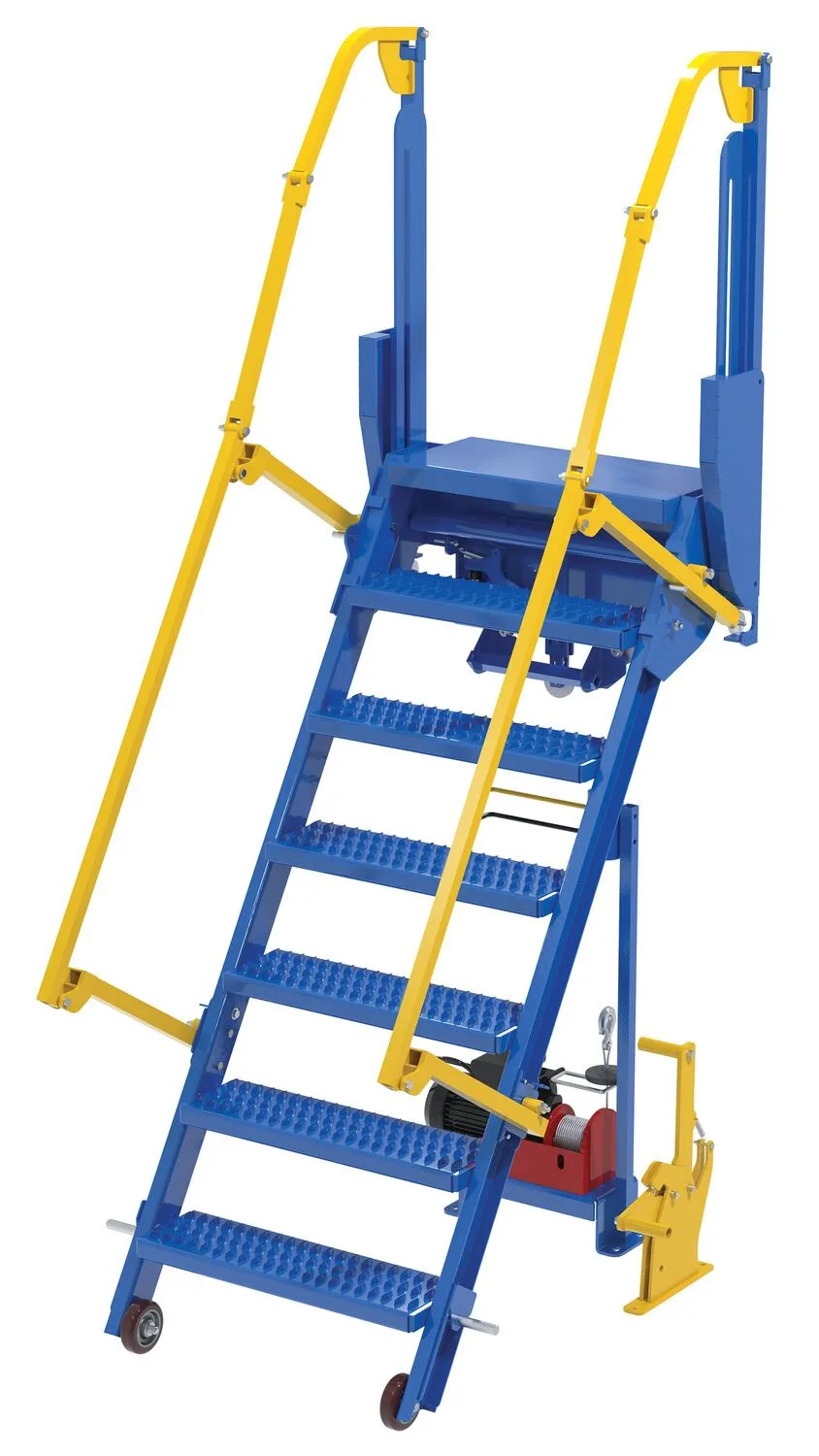 Vestil LAD-FM-60-PSO mezzanine ladders (face mounted retractable)