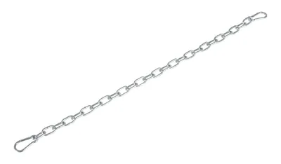 Vestil Steel Lad Safety Chain Option, 26 In, Silver