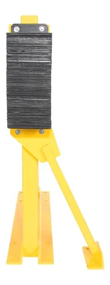 Vestil LDG-3555-YL loading dock guard shown from an alternate angle