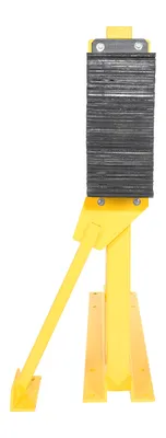 Vestil LDG-3555-YL loading dock guard shown from an alternate angle