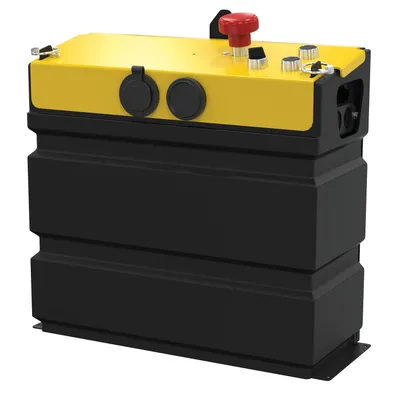 Vestil Factory Installed AC 115, 208-230, 460 Volt And A 1 or 3 Phase Power Unit For Long Deck Cart