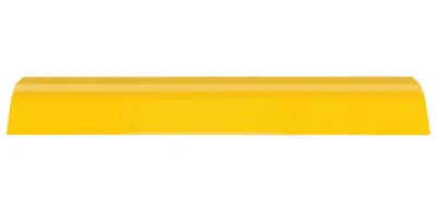 Vestil LHCR-36-Y extruded aluminum hose & cable crossover shown from an alternate angle