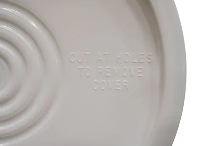 Vestil LID-54-PW lid shown from an alternate angle