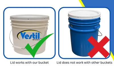 Vestil LID-54-PW lid feature highlights