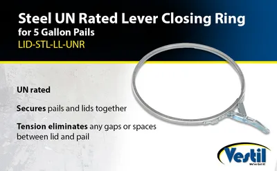 Vestil LID-STL-LL-UNR lid feature highlights