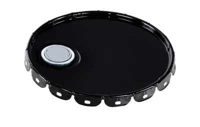 Vestil LID-STL-S lid shown from an alternate angle