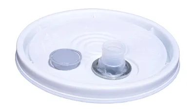 Vestil LID-UN-54-PWS lid shown from an alternate angle
