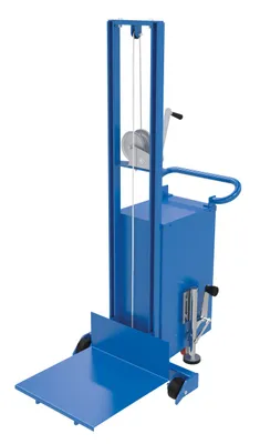 Vestil Steel Counter Balanced Lite Load Lift 300 Lb. Capacity Blue
