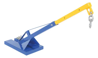 Vestil LLM-BBL-FP-1000 bulk bag lifter shown from an alternate angle