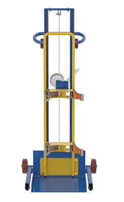 Vestil LLPW-CL-1560 cylinder lifter transporter shown from an alternate angle