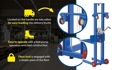 Vestil LLW-202058-FWFL lite load lift feature highlights
