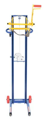 Vestil LLW-PAILD-200 variable height pail dispenser shown from an alternate angle