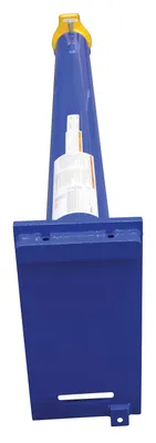 Vestil LM-CM2-EBT-4 carriage mounted fork truck boom shown from an alternate angle