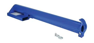 Vestil Steel Economy Non Telescoping Lift Boom 11 In. Fork Pocket Center 4,000 Lb. Capacity Blue and Yellow
