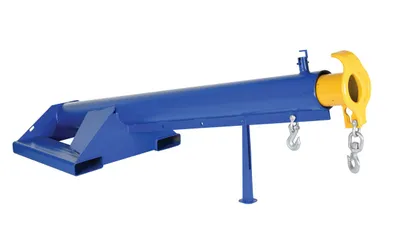 Vestil Steel Lift Master Boom 24 In. Fixed 15 Degrees 4,000 Lb. Capacity Blue and Yellow