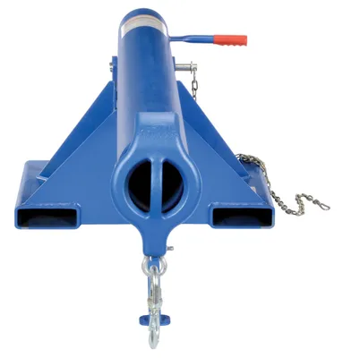 Vestil Steel Orbit Non Telescoping Lift Boom 36 In. Fork Pocket Center 6,000 Lb. Capacity Blue