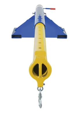 Vestil LM-OBT-4-36 orbiting fork truck boom shown from an alternate angle