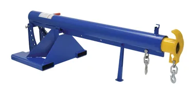 Vestil Steel Orbit Telescoping Lift Boom 36 In. Fork Pocket Center 6,000 Lb. Capacity Blue