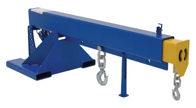 Vestil Steel Orbit Telescoping Lift Boom 24 In. Fork Pocket Center 8,000 Lb. Capacity Blue
