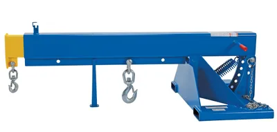 Vestil LM-OBT-8-36 orbiting fork truck boom shown from an alternate angle