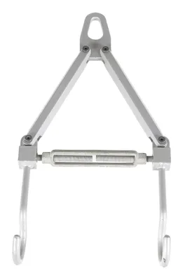 Vestil LMEC-DH mechanical & pneumatic hoist attachment shown from an alternate angle