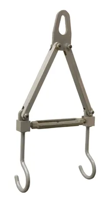 Vestil LMEC-DH mechanical & pneumatic hoist attachment shown from an alternate angle
