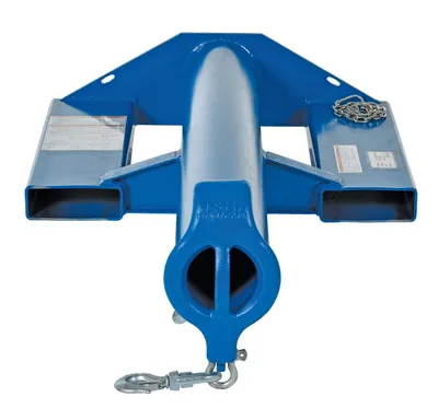 Vestil LMS-EBNT-40-4 shorty lift master fork truck boom shown from an alternate angle